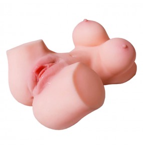 MIZZZEE 4D Pure Sister Half Body Dual-Hole Realistic Vagina Pussy Masturbator (2.5KG)